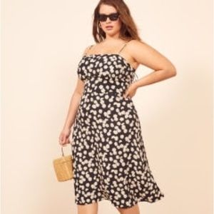 Reformation peach dress es Daisy chain size 22